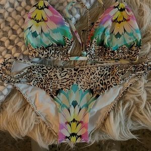 Sauvage Leopard Bikini Set